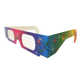 3D Fireworks - Star Burst - Prismatic Diffraction Glasses 3dstereo 