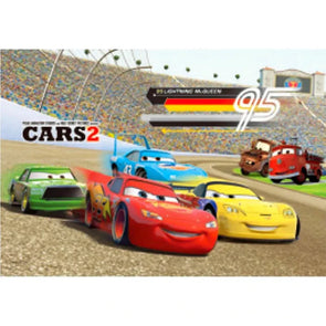 Disney Cars 2 - Lightning McQueen - 3D Lenticular Poster - 10x14 - NEW