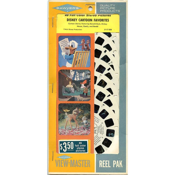 Disney Cartoon Favorites - View-Master Reel Pack - 7 Reel Set - NEW - (zur Kleinsmiede) - (2117-008) Reel Pack 3Dstereo 