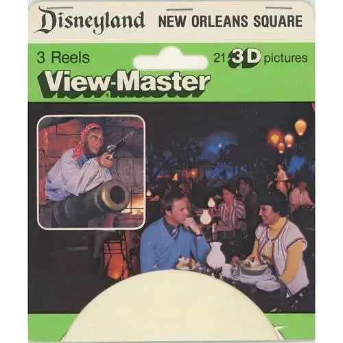 Disneyland - New Orleans Square - View-Master 3 Reel Set on Card