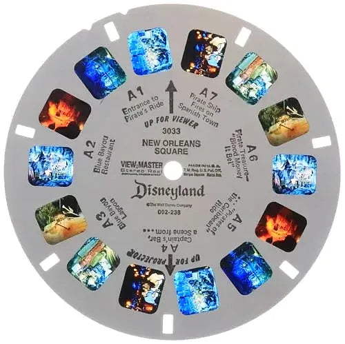 Brave Starr - View-Master 3 Reel Set on Card - vintage - (D272)
