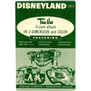 Disneyland Park - Tru-Vue - 3 card album - Vintage 3Dstereo 