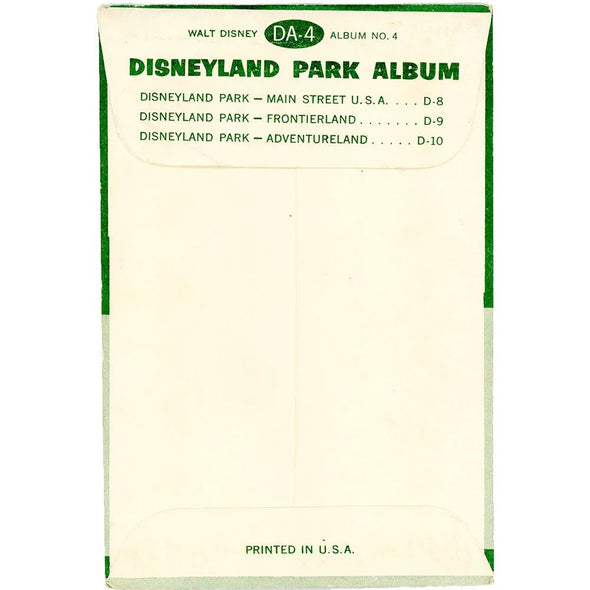 Disneyland Park - Tru-Vue - 3 card album - Vintage 3Dstereo 