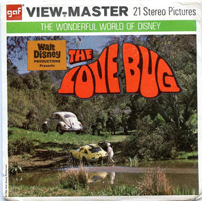 Disney's The Love Bug  - View-Master 3 Reel Packet - 1970s - vintage - (B501-G3B)