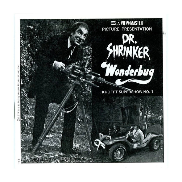 Dr. Shrinker & Wonderbug - View-Master 3 Reel Packet - 1970s - Vintage - (ECO-H2-G5) Packet 3Dstereo 