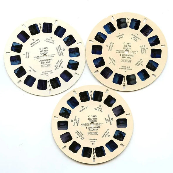 Dublin and Surroundings - View-Master - 3 Reel Packet - 1960s views - vintage - (ECO-C344E-BS6)
