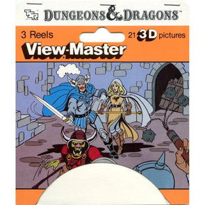 Dungeons & Dragons - View-Master 3 Reel Set on Card - (zur Kleinsmiede) - (4046) - vintage VBP 3dstereo 