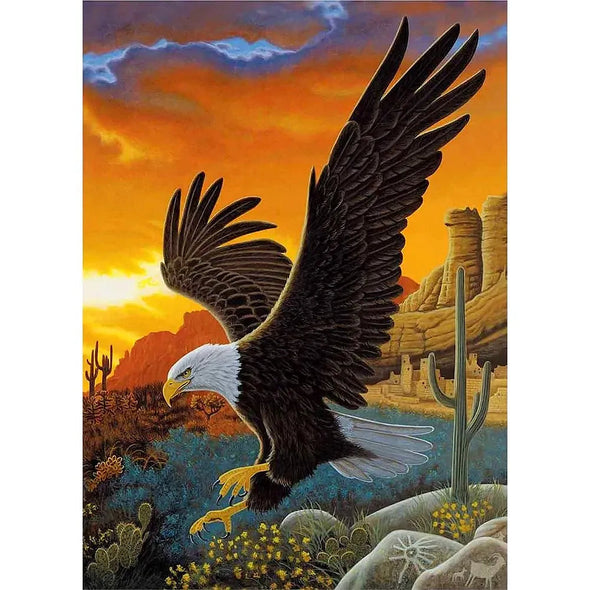 Eagle Landing - 3D Lenticular Poster - 12x16 - NEW