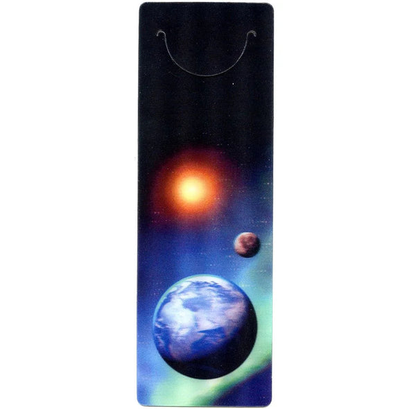 EARTH FROM SPACE - 3D Clip-On Lenticular Bookmark - NEW Bookmarks 3Dstereo 