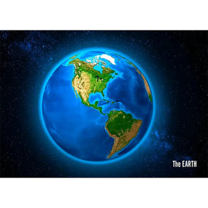 Earth - North and South America - 3D Lenticular Postcard Greeting Card - NEW Postcard 3dstereo 