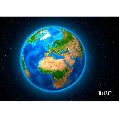 Earth - Showing Europe and Africa - 3D Lenticular Postcard Greeting Card - NEW Postcard 3dstereo 