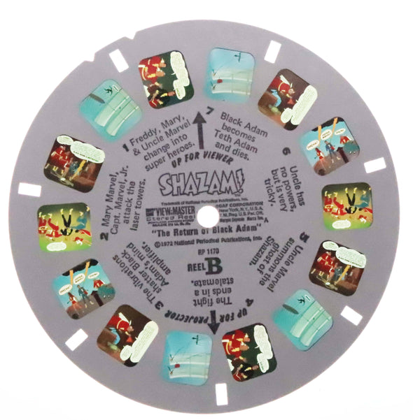 View-Master Good Guys Super Hero Gift Pack Canister - 8 Reels-Model G Viewer-w Canister 3dstereo 