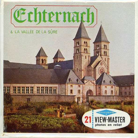 Echternach (Luxembourg) - View-Master 3 Reel Packet - 1970s views - vintage - (PKT-C380f-BS6m) Packet 3dstereo 