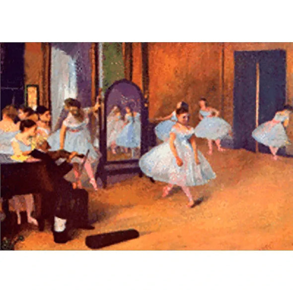 Edgar Degas - Dance Class (1870) - Old Masters - 3D Lenticular Postcard Greeting Card - NEW 3dstereo 