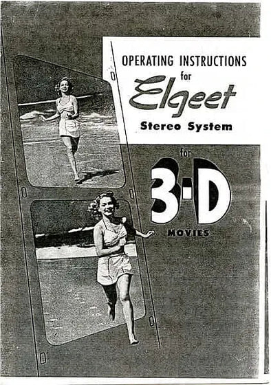 Instructions - Elgeet Stereo System Operating - Facsimile Instructions 3dstereo 