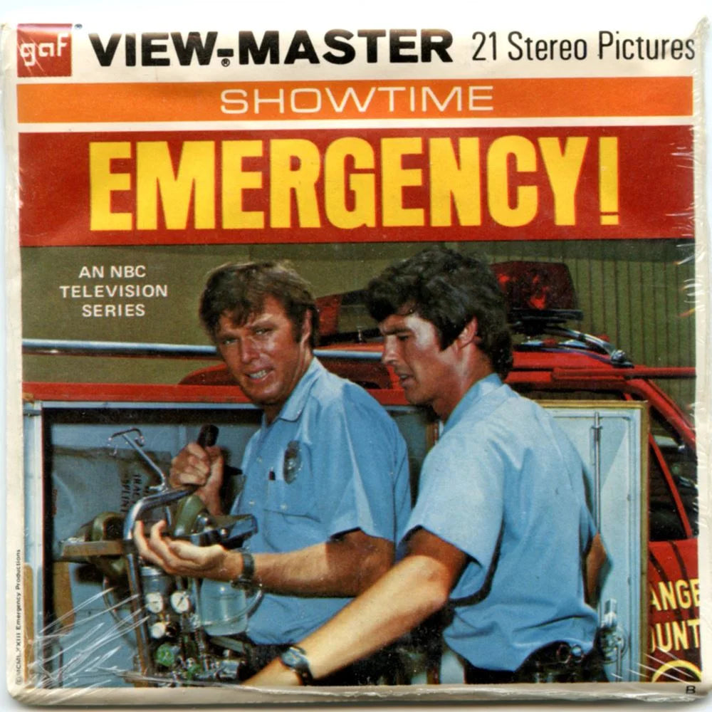 Emergency - View-Master 3 Reel Packet - 1970s - vintage - (PKT- B597-G –