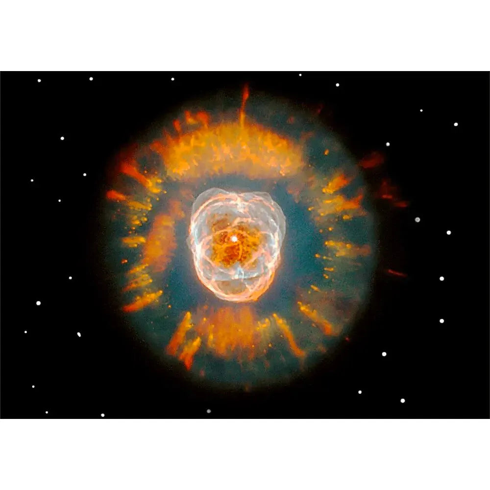 Eskimo Nebula (NGC 2392) - 3D Lenticular Postcard Greeting