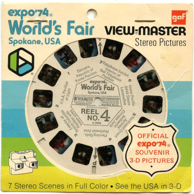 Expo World's Fair  - View-Master ON LOCATION Single Reel - vintage - (REL-OL-A2844)