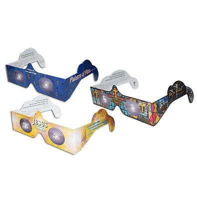 Eye Witness Glasses™ - Combo Set - Jesus, Cross, Ichthus - 3D Holographic Glasses - 3 Pairs - NEW Glasses 3dstereo 
