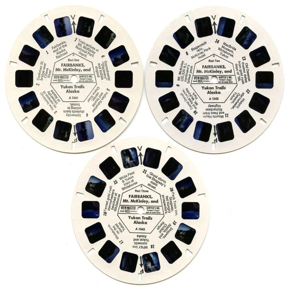 Fairbanks Alaska - View-Master 3 Reel Packet - 1960s Views - Vintage - (zur Kleinsmiede) - (A104-S6A) Packet 3dstereo 