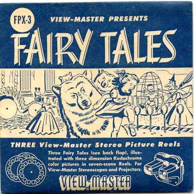 Fairy Tales - View-Master 3 Reel Packet - vintage - (PKT-FPX-3-S2) Packet 3Dstereo 