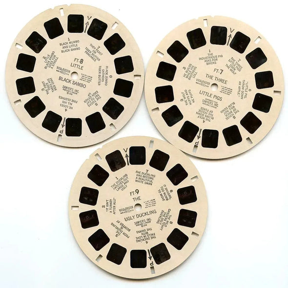 Fairy Tales - View-Master 3 Reel Packet - vintage - (PKT-FPX-3-S2) Packet 3Dstereo 
