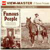 Famous People - View-Master - Vintage 3 Reel Packet - 1970s views (PKT-B793-G5) 3dstereo 