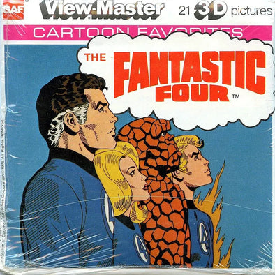 Fantastic Four - View-Master 3 Reel Packet - 1970s - (PKT-K36-G6m) Packet 3dstereo 