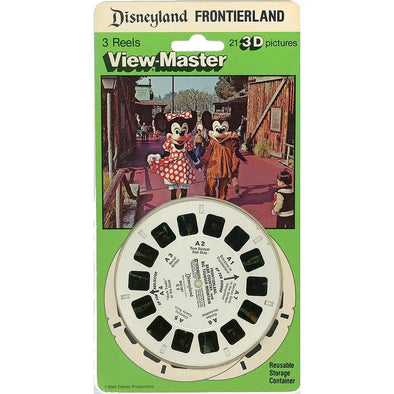 Frontierland - Disneyland - View-Master 3 Reel Set on Card NEW