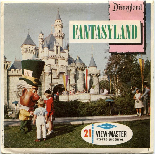 Fantasyland - Disneyland -  View-Master - Vintage 3 Reel Packet - 1960s views - vintage - (PKT-A178-S6B)