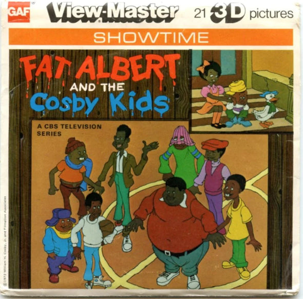 Fat Albert and the Cosby Kids - Views-Master 3 Reel Packet - 1970s - vintage ( PKT-B554-G5A) 3Dstereo.com 