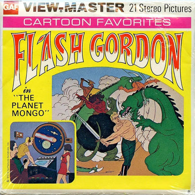 Flash Gordon - View-Master 3 Reel Packet - 1970s - (PKT-B583-G5Bm) Packet 3dstereo 