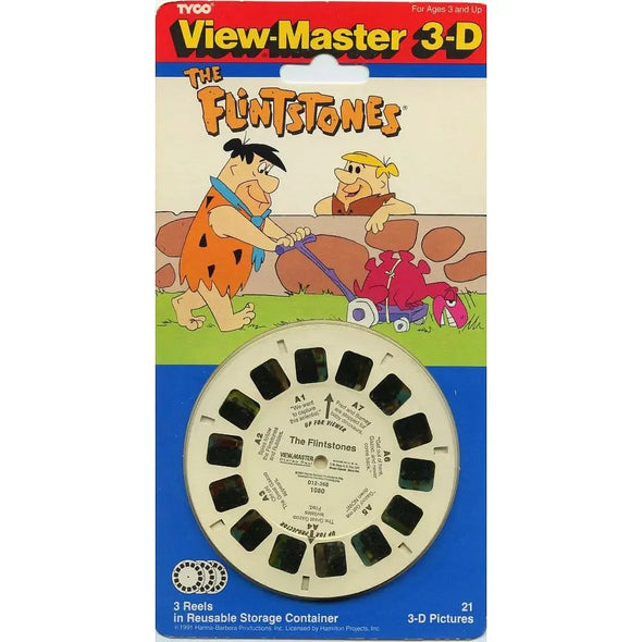 The Flintstone in the Great Gazoo - View-Master 3 Reel Set on Card - NEW - (VBP-1080) VBP 3dstereo 