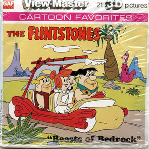 Flintstones - View-Master 3 Reel Packet - 1970s - vintage - (L6-G6) Packet 3dstereo 