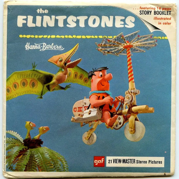 Flintstones  - View-Master 3 Reel Packet - vintage - (ECO-B514-G1A)