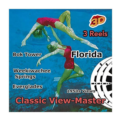 FLORIDA - Vintage Classic View-Master - 1950s views CREL 3dstereo 