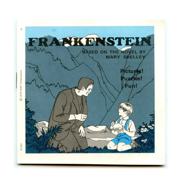 Frankenstein - View-Master 3 Reel Packet - vintage - (PKT-B323-G5A) Packet 3Dstereo 