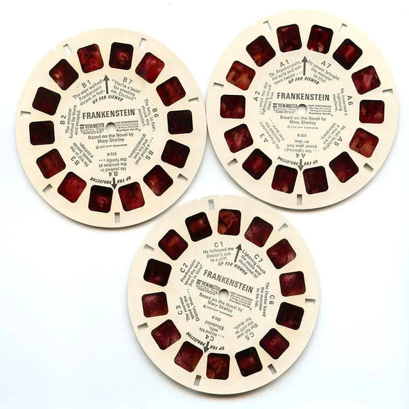 Frankenstein - View-Master 3 Reel Packet - vintage - (PKT-B323-G5A) Packet 3Dstereo 