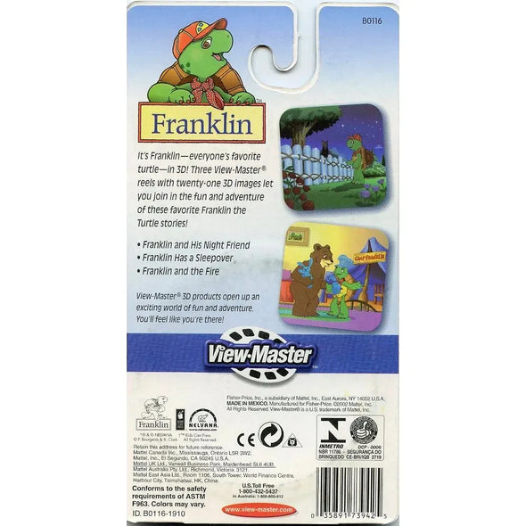 Franklin - View-Master 3 Reel Set on Card - NEW - (VBP-0116) VBP 3dstereo 