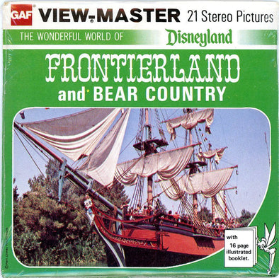 Frontierland and Bear Country - View-Master 3 Reel Packet - 1970s Views - Vintage - (ECO-A176-G5G)