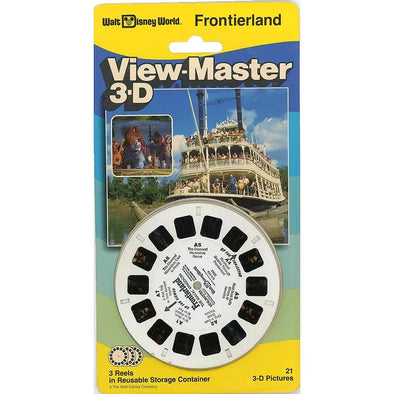Frontierland - Disney World - View-Master 3 Reel Set on Card NEW - (VBP-3064) VBP 3dstereo 