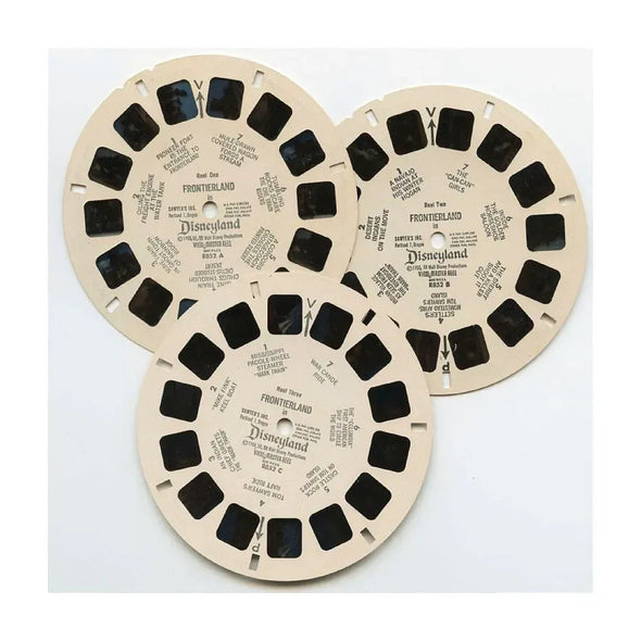 Frontierland - Disneyland - Vacationland Series - View-Master - Vintage - 3 Reel Packet- 1960s view - A176 Packet 3dstereo 