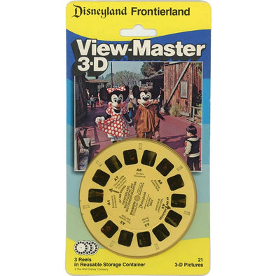 Frontierland - Disneyland - View-Master 3 Reel Set on Card - NEW - (VBP-3062) VBP 3dstereo 