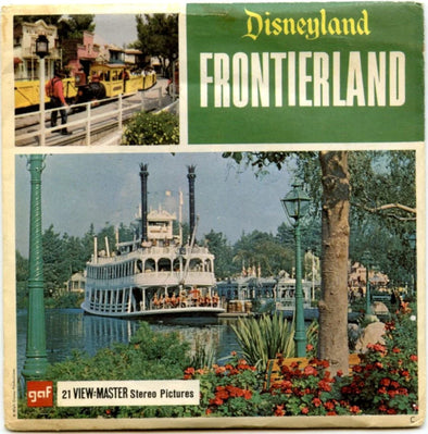 Frontierland - Disneyland - View-Master 3 Reel Packet - 1970s views - (ECO-A176-S6Cx) Packet 3dstereo 