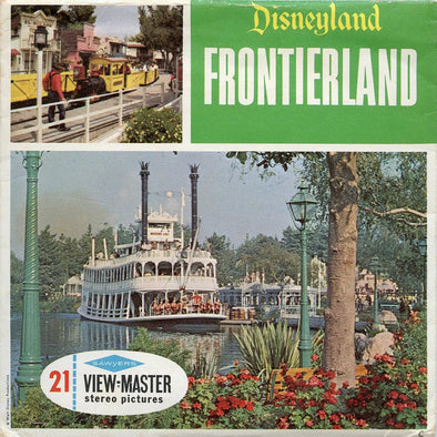 Frontierland - Disneyland - View-Master 3 Reel Packet - 1960s views -vintage - (PKT-A176-S6C) Packet 3dstereo 