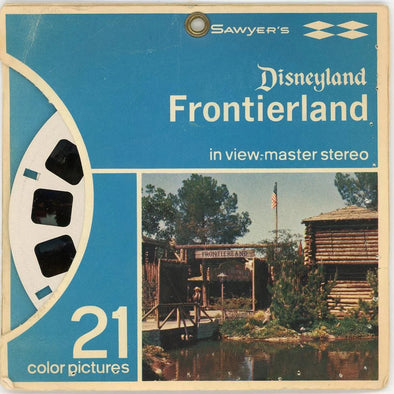 Frontierland - View-Master 3 Reel Packet - 1960s Views - Vintage - (ECO-A176-SXy)