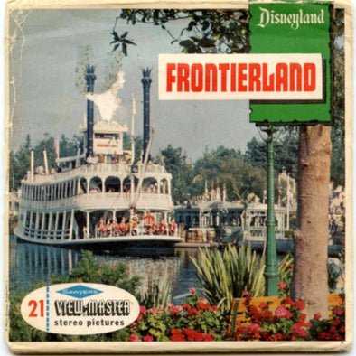 Frontierland - View-Master 3 Reel Packet - 1960s Views - Vintage - (ECO-A176-S6A) Packet 3dstereo 