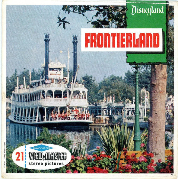 Frontierland - View-Master 3 Reel Packet - 1960s views - vintage - (PKT-A176-S6A-a) Packet 3dstereo 