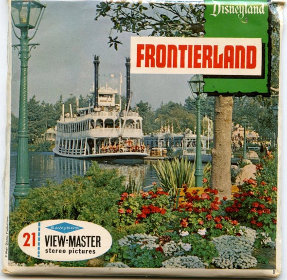 Frontierland - View-Master 3 Reel Packet - 1960s Views - Vintage - (PKT-A176-S6BMINT)