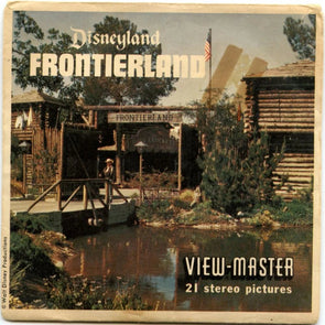 Frontierland - View-Master- Vintage - 3 Reel Packet - 1960s views (ECO-A176-S5) Packet 3dstereo 